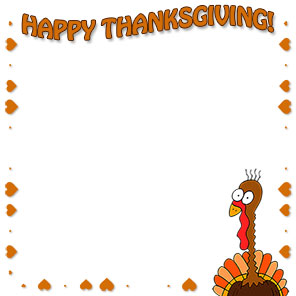 Thanksgiving Border Clipart