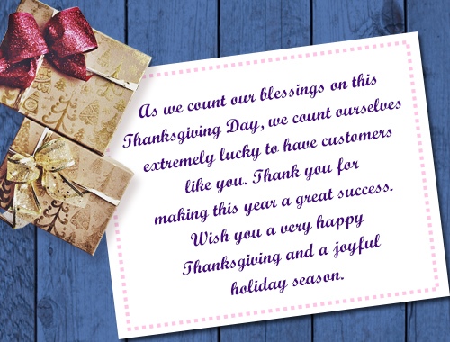 thanksgiving messages for clients