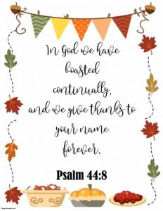 Bible verse Thanksgiving psalm