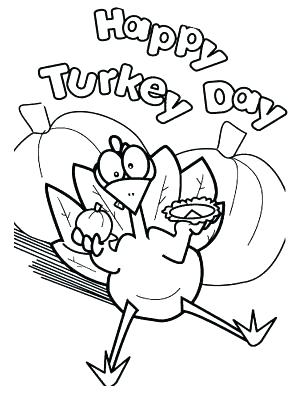 Thanksgiving Turkey Coloring Pages 