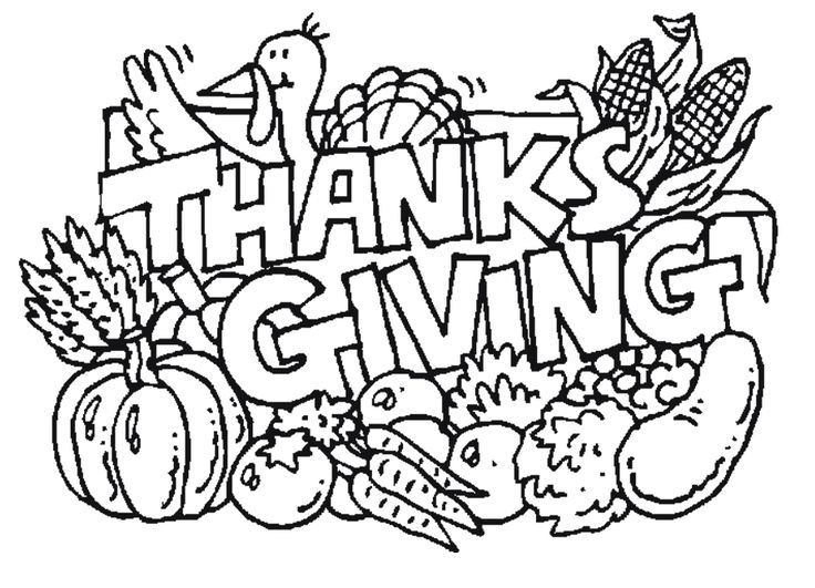 Free Printable Thanksgiving Coloring Pages 2019