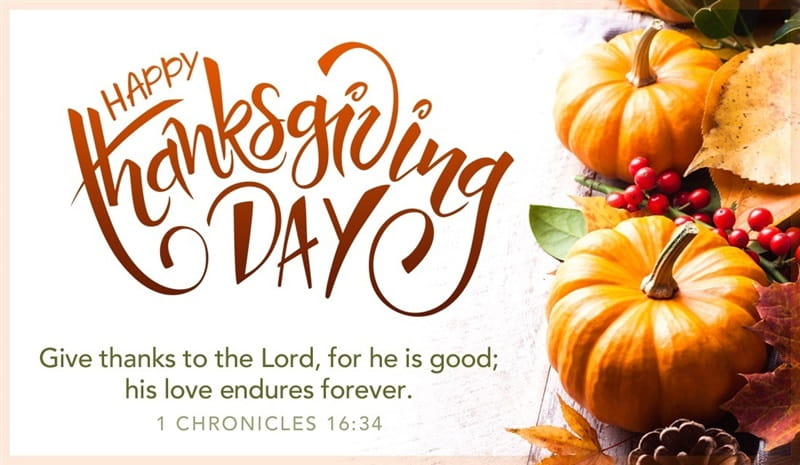 Happy Thanksgiving Bible Verses