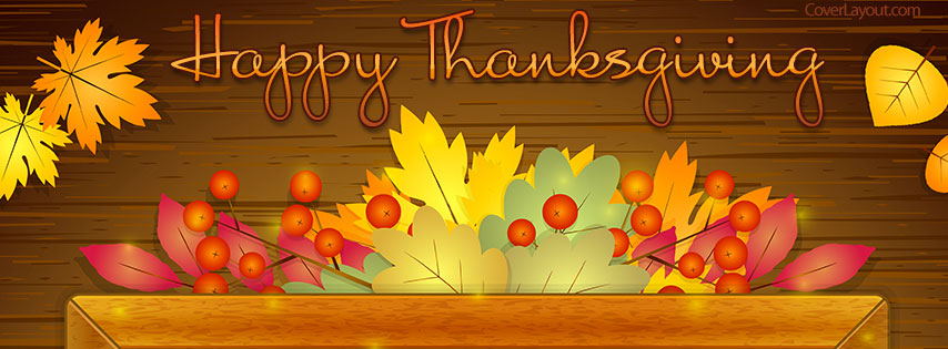 Happy Thanksgiving Facebook Cover Images