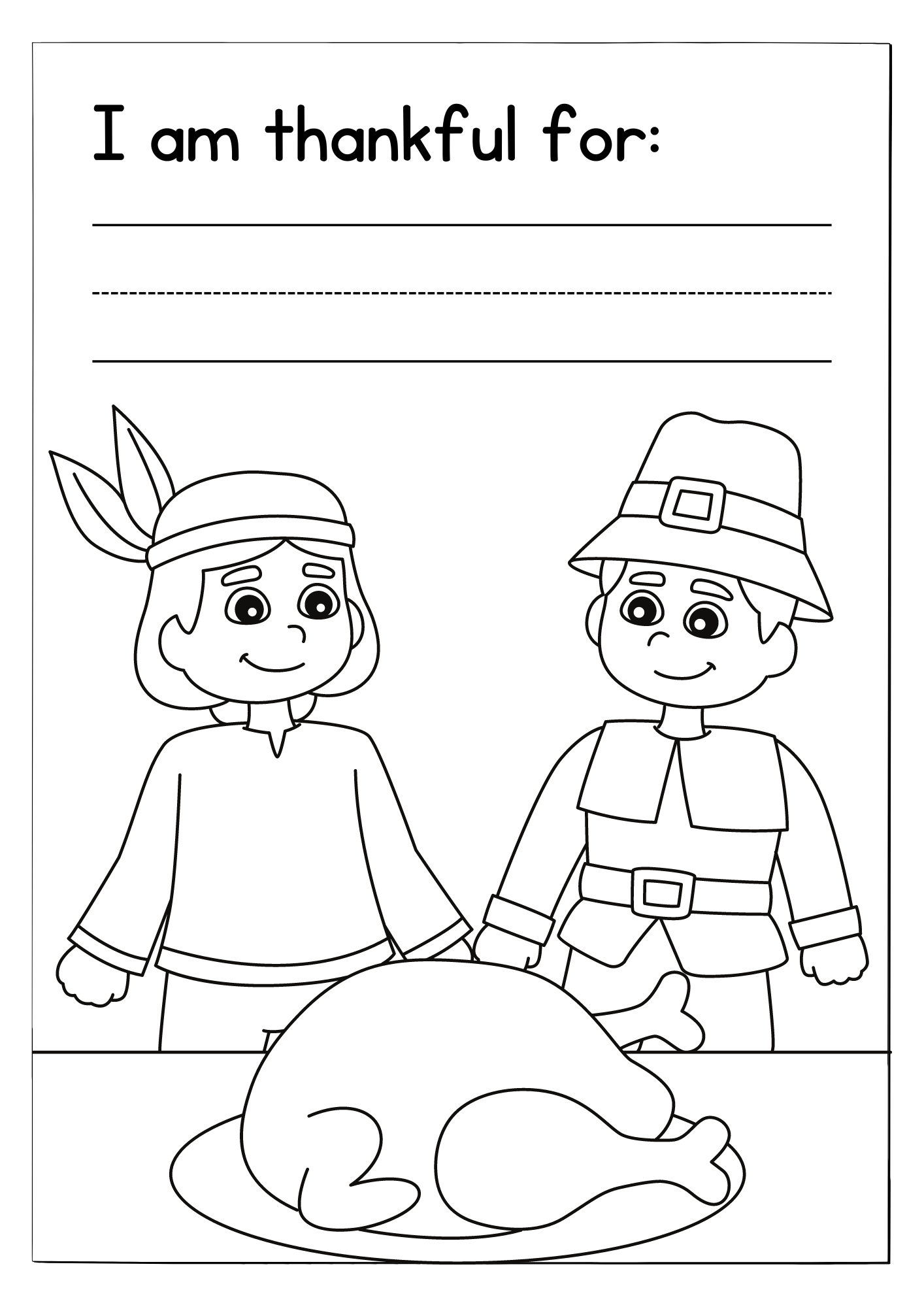 free thanksgiving coloring pages