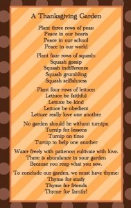 thanksgiving poems for church
