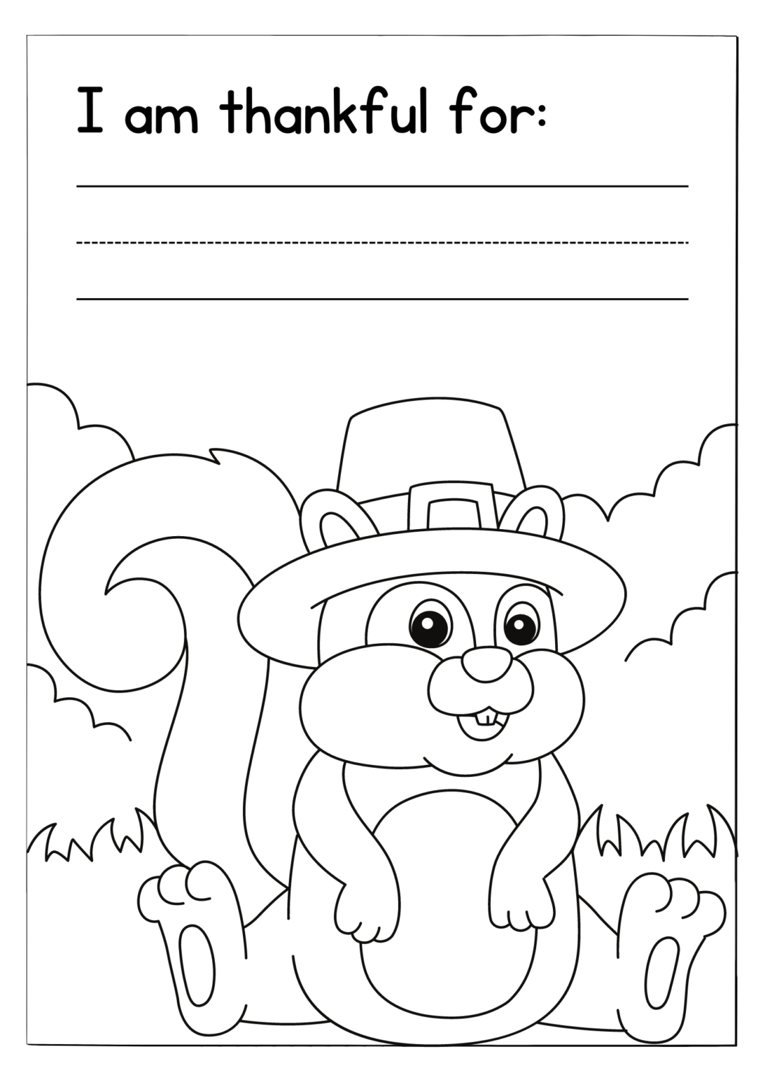 55+ *Free Happy Thanksgiving Coloring Pages Printable For Kids