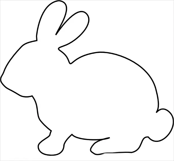 Free Easter Bunny Template
