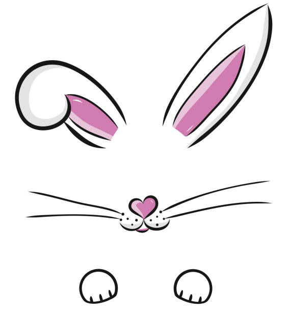Free Printable Bunny Face Template