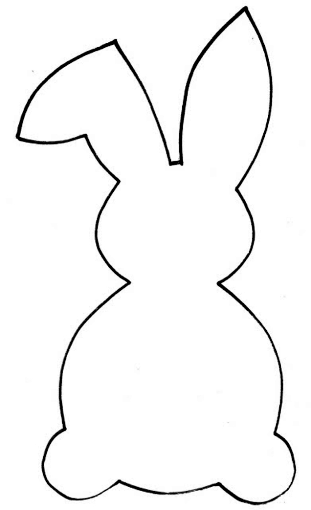 Full Page Easter Bunny Template