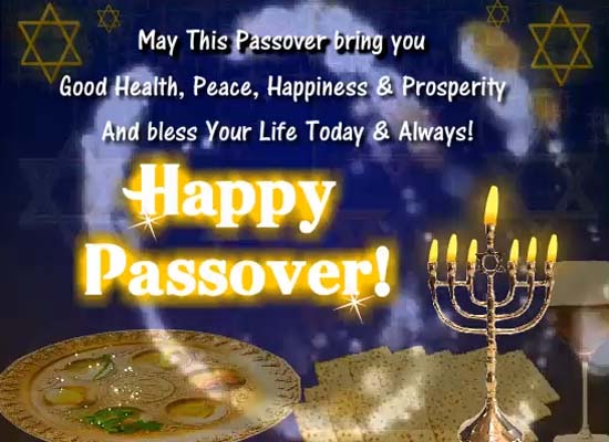 Happy Passover Greetings In Hebrew