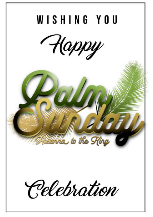 Palm Sunday Messages 2023