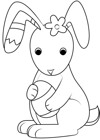 easter bunny pattern printable
