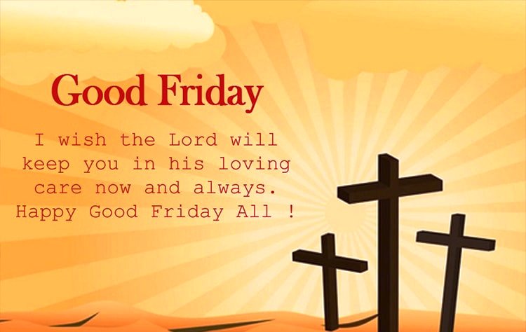Personalized Good Friday Greeting Wishes Card Images